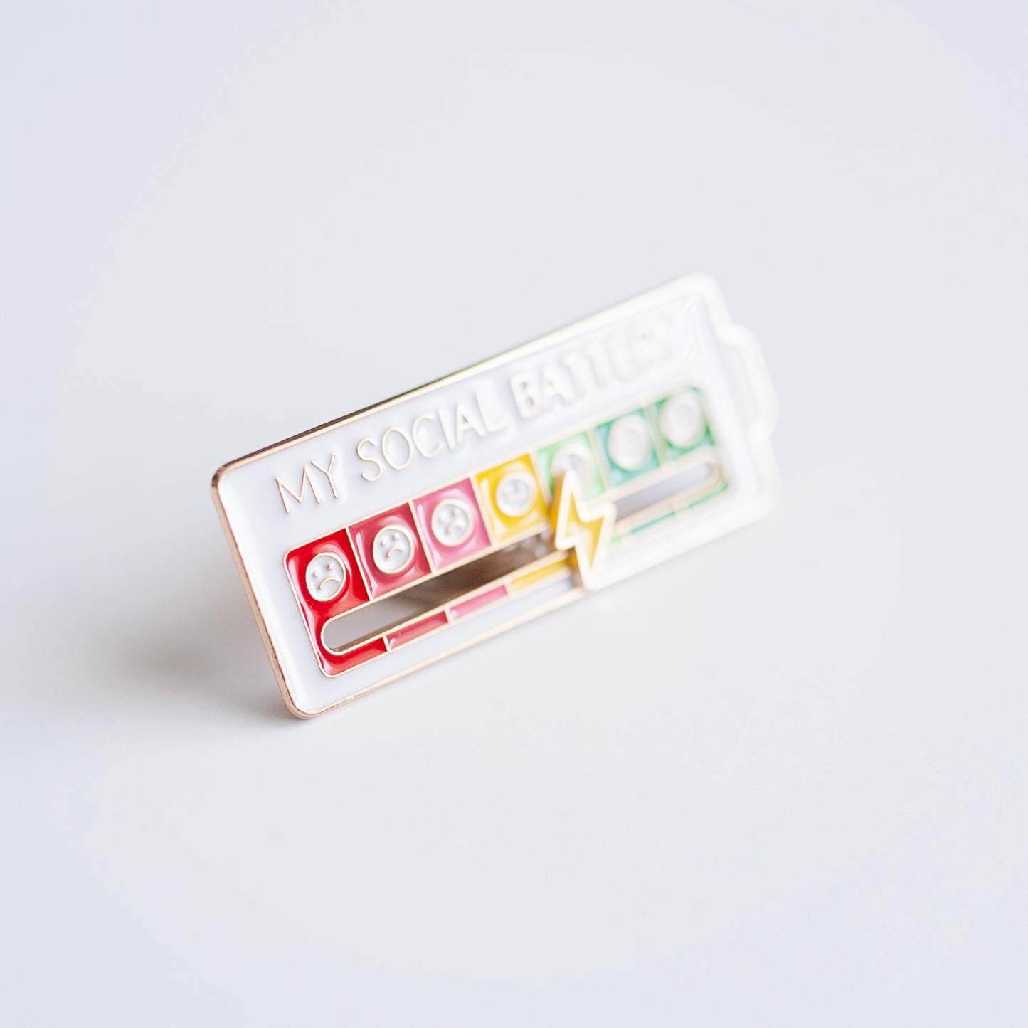 Social Battery Pin