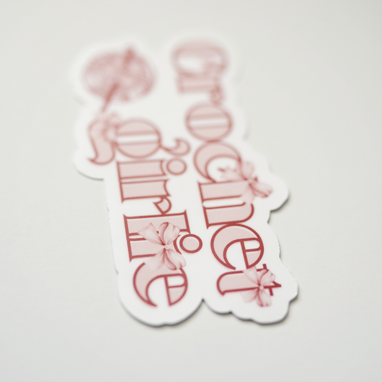 Crochet Girlie Matte Vinyl Sticker