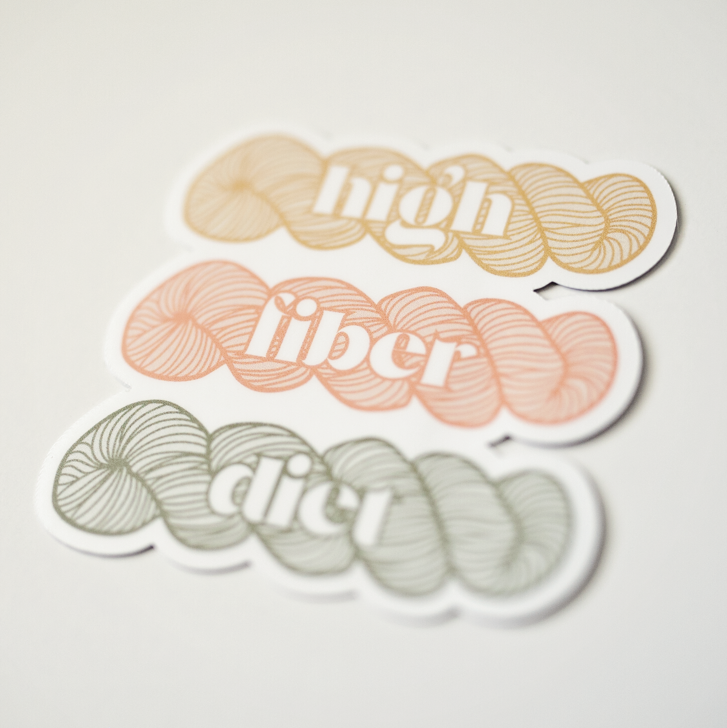High Fiber Diet Matte Vinyl Sticker