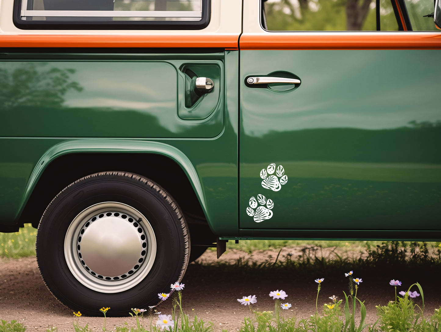 Dog Paw Vinyl Decal