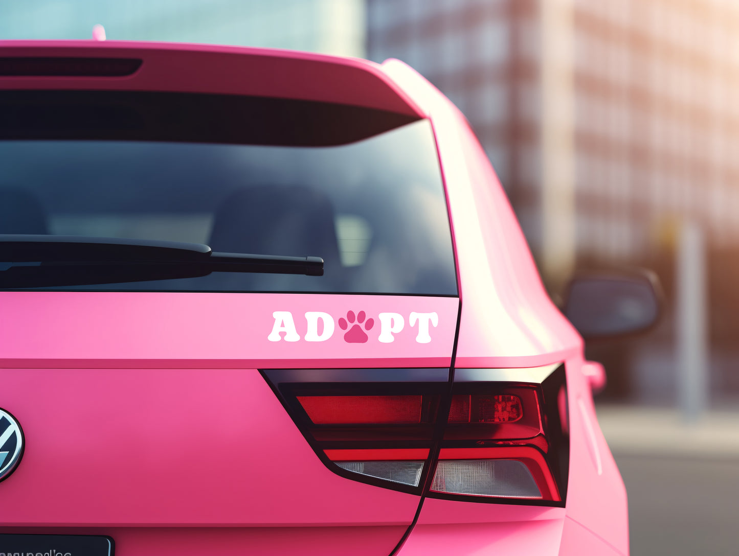 Adopt Vinyl Decal