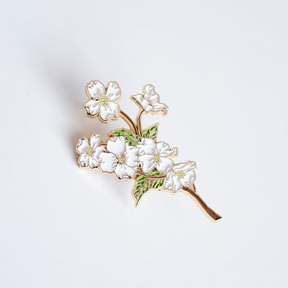Dogwood Enamel Pin