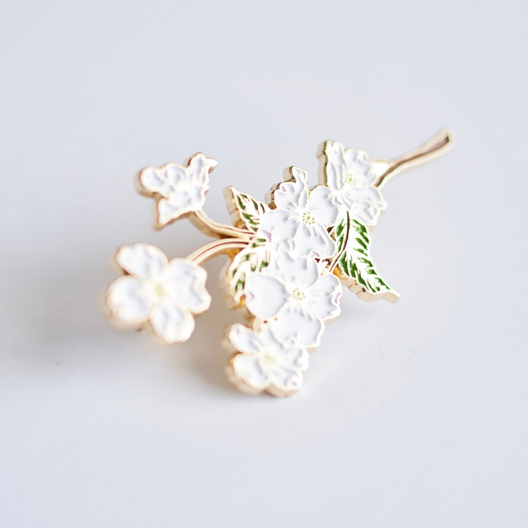 Dogwood Enamel Pin