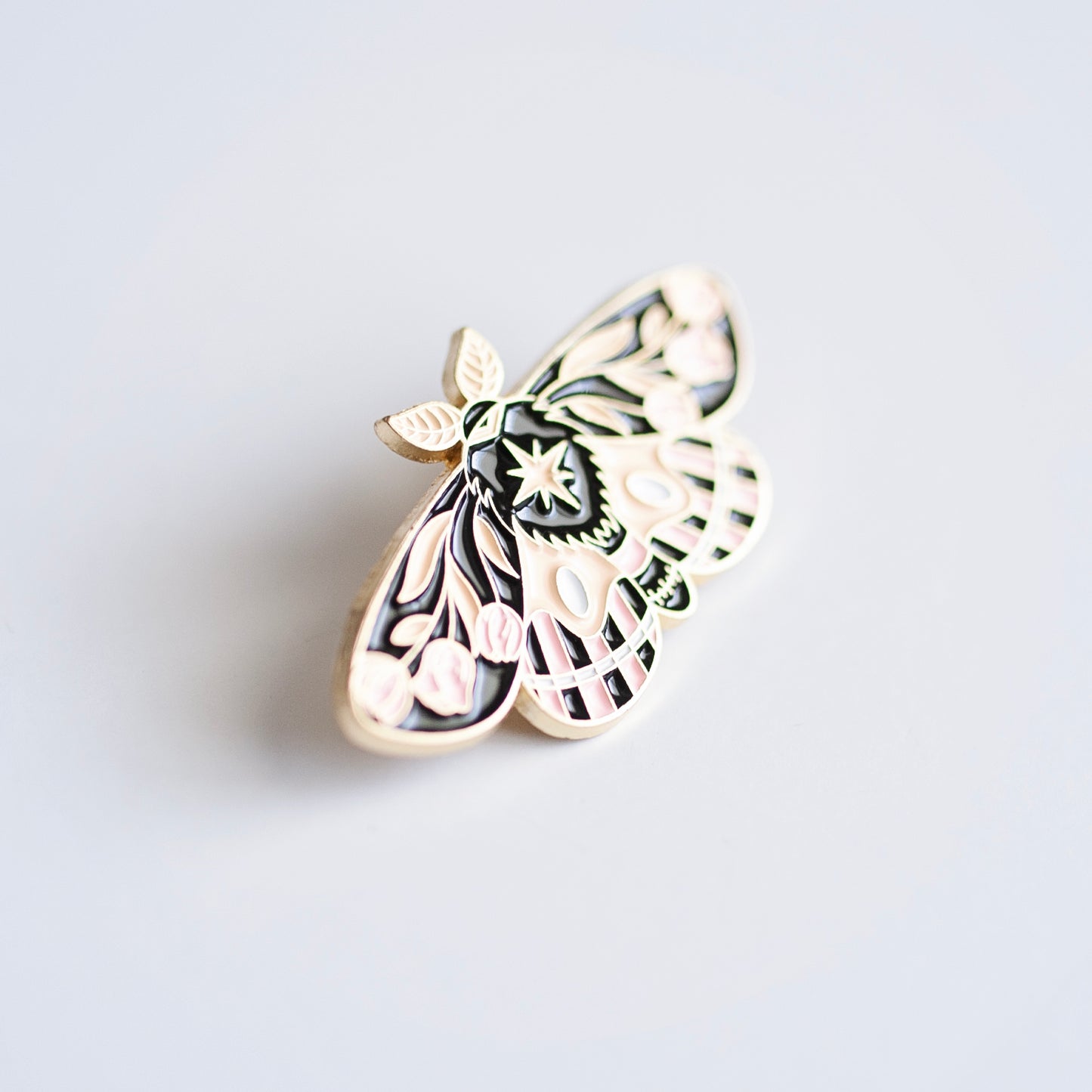 Boho Moth Enamel Pin