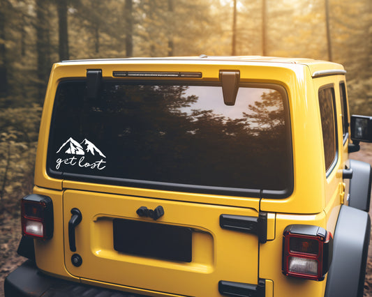 Get Lost Vinyl Decal