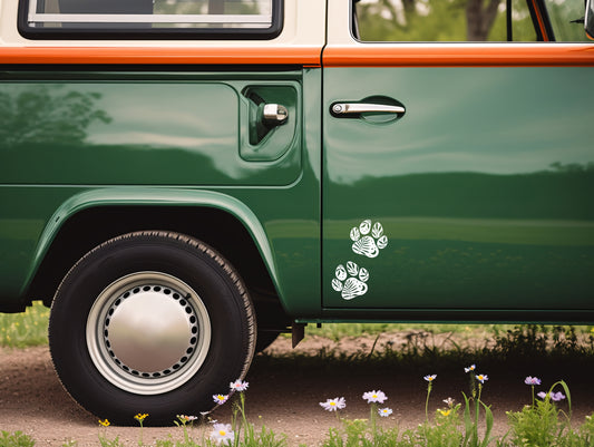 Dog Paw Vinyl Decal