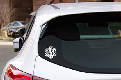 Dog Paw Vinyl Decal