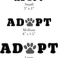 Adopt Vinyl Decal