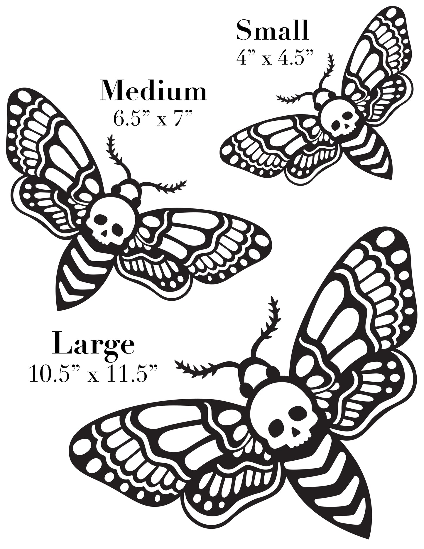 Death Moth Vinyl Decal