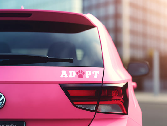 Adopt Vinyl Decal