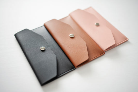 Faux Leather Wallet | Bank Bag | Cash Envelope