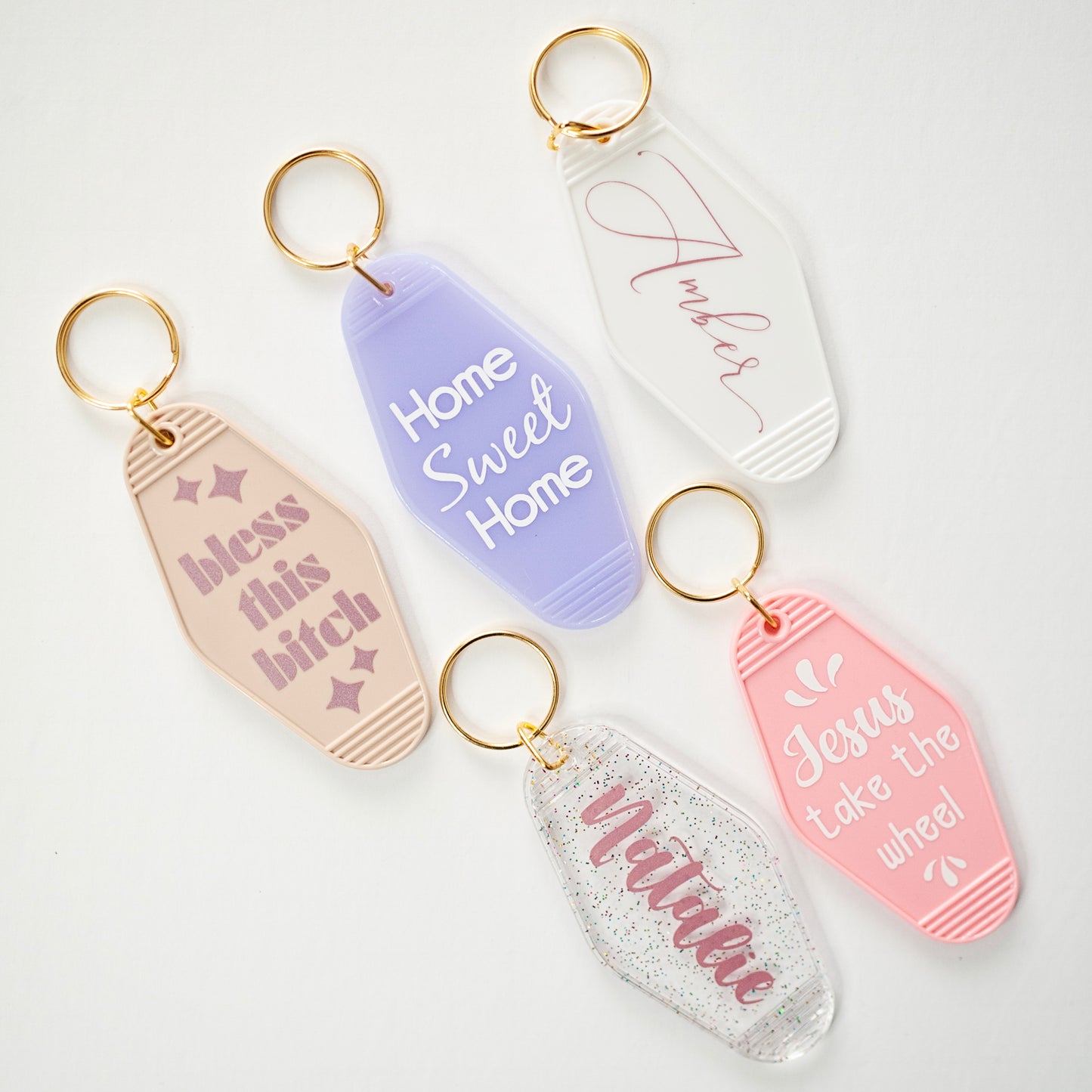 Motel Keychain | Pastels