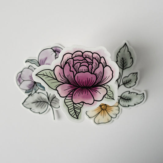 Tattoo Floral Sticker Set